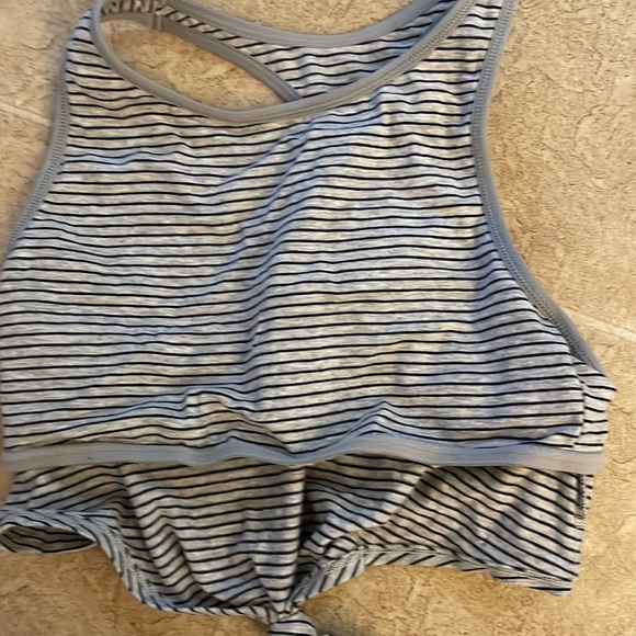 aerie striped tank top bra - Picture 3 of 4